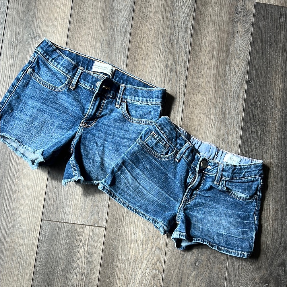 Abercrombie kids 11/12 and Gap 12 kids shorts
